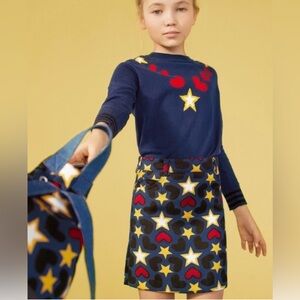 NWT Stella McCartney Kids 5 Deanna Tapestry Skirt